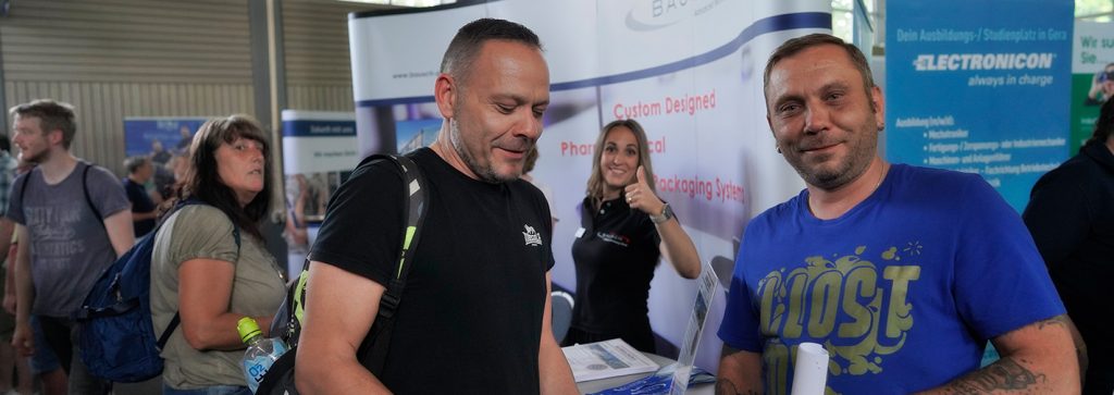Jobmesse Treffpunkt Arbeit im BFW Thüringen: Jobs nach der Umschulung