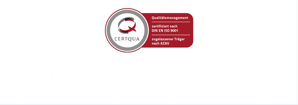 Qualitaeatmanagement BFW Thueringen zertifiziert nach DIN EN ISO 9001 AZAV