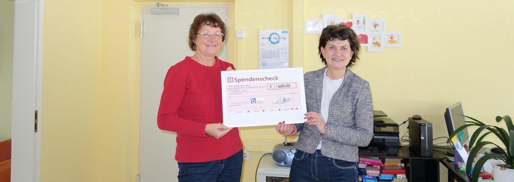 Berufliche Rehabilitation und Umschulung im BFW Thueringen bei Gera; Spende Schlupfwinkel